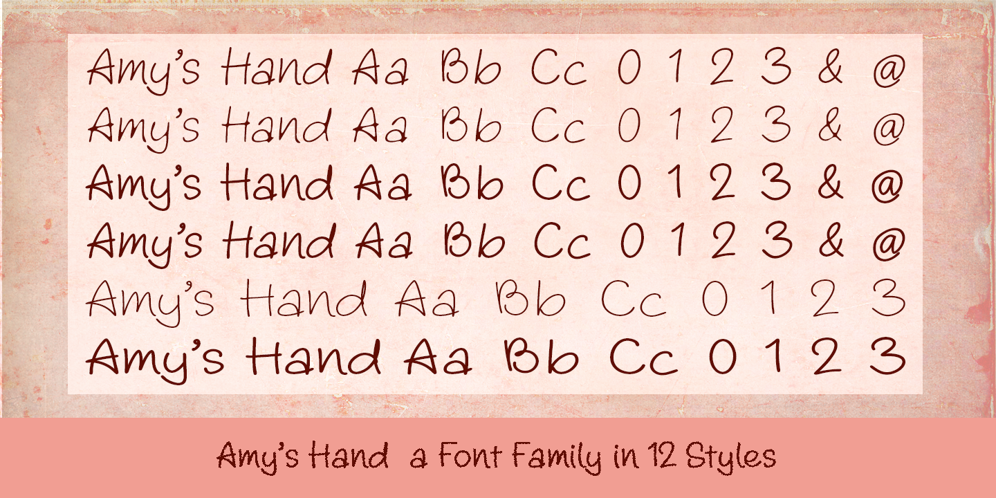 Amy Winehouse Font Collection